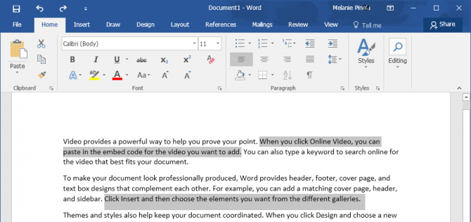 Cannot Select Text In Microsoft Word For Mac 2016